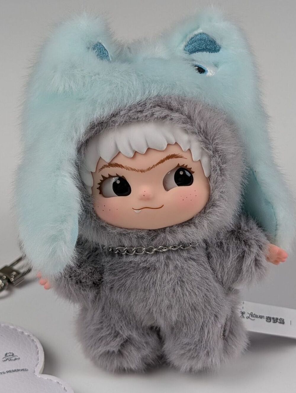 Letsvan Dream Island Wolf Plush Keychain Confirmed Bag Charm Vinyl Art Toy